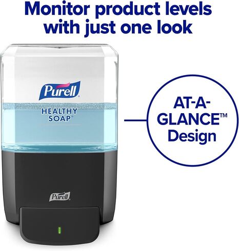 PURELL Brand HEALTHY SOAP Foam, Fresh Scent, 1200 mL Refill for PURELL ES4 Manual Soap Dispenser (Pack of 2) - 5077-02 - Manufactured by GOJO, Inc. in Saudi Arabia