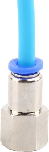 SNS أنثى 1/4 NPT دفع لتوصيل التركيبات (10 قطعة) 1/4 "أنبوب OD مستقيم النيكل مطلي النحاس تجهيزات أنابيب هوائية SPCF1/4-N02 in Kuwait