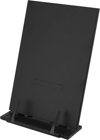 MUKLEI 2 Pack Desktop Document Holder Stand with 7 Adjustable Positions, Black Metal Paper Clipboard Stand for Typing Speech Reading Letter A4 Documents with Clip and Line Guide in Saudi Arabia