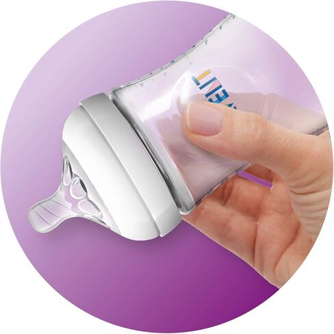 Philips Avent Natural Baby Bottle Newborn Flow Nipple, 0M+, 4pack, Flow 1, SCF651/43 in Kuwait