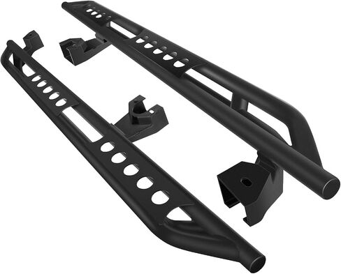 Genful Running Boards Compatible with 2018-2024 Jeep Wrangler JL 4 Door, 18-24 Jeep Wrangler JL Nerf Bars 2018 2019 2020 2021 2022 2023 2024 18 19 20 21 22 23 24 Side Steps in Saudi Arabia
