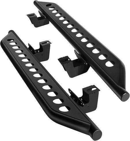 Genful Running Boards Compatible with 2018-2024 Jeep Wrangler JL 4 Door, 18-24 Jeep Wrangler JL Nerf Bars 2018 2019 2020 2021 2022 2023 2024 18 19 20 21 22 23 24 Side Steps in Saudi Arabia