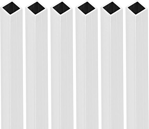 DTGN 10mmx10mmx1mmx200mm (Width x Wall Thickness x Length) Square Tube - 6Pack - Good for Industrial Housing Construction - 6063 Aluminum Square Tubing in Saudi Arabia