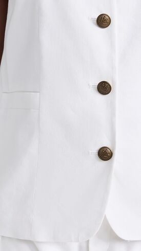 rag & bone Women's Charlotte Linen Vest in Saudi Arabia