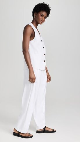 rag & bone Women's Charlotte Linen Vest in Saudi Arabia