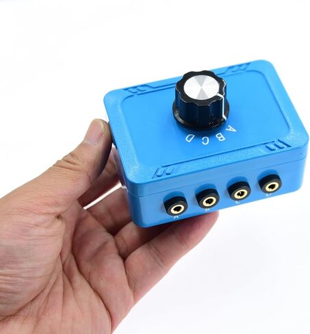 No External Power No Noise 4 Way 1 in 4 Out or 4 in 1 Out Audio Sound selector RCA Female Stereo 4 Channel Splitter switcher Box Switching in Saudi Arabia
