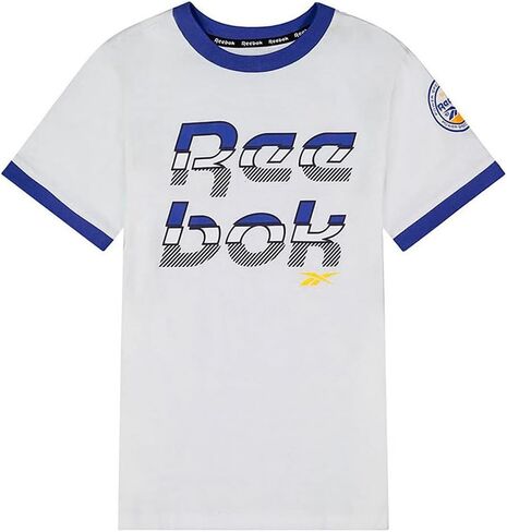 Reebok boys 2-piece Clothing Set - Short Sleeve Crewneck T-shirt + Comfy Fleece Jogger Sweatpants in Saudi Arabia