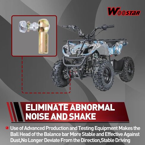 WOOSTAR 165 مللي متر نهاية قضيب التعادل لاستبدال 50cc 70cc 90cc 110cc 125cc 150cc 200cc 250cc ATV رباعية 4 ويلر in Kuwait