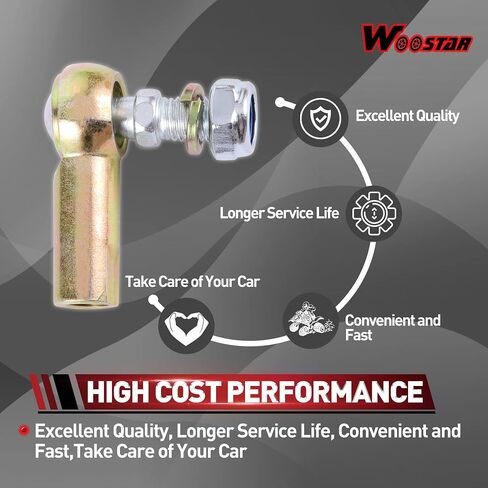 WOOSTAR 165 مللي متر نهاية قضيب التعادل لاستبدال 50cc 70cc 90cc 110cc 125cc 150cc 200cc 250cc ATV رباعية 4 ويلر in Kuwait