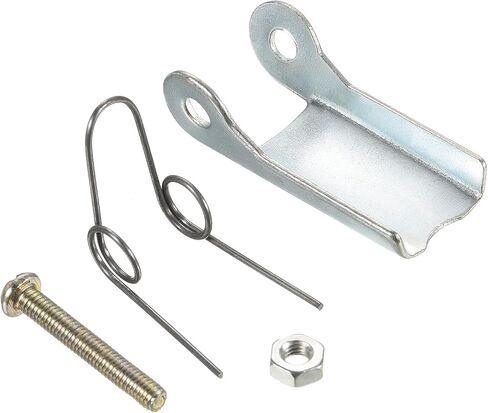 M METERXITY Hook Safety Latch Kit - Clevis Slip Hook Receiver Hitch Replacement Apply to Towing Lifting Hook Trailer/Crane (1.3" Long, Silver) in Saudi Arabia
