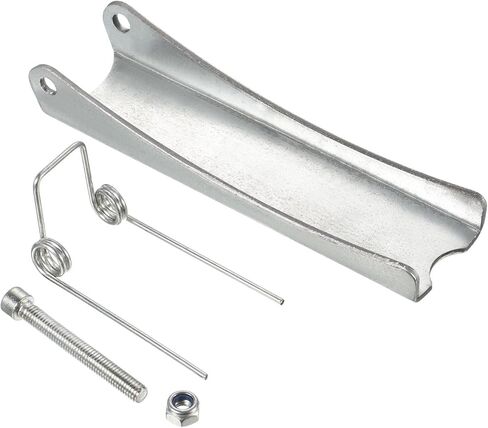 طقم مزلاج أمان M METERXITY - استبدال وصلة ربط جهاز الاستقبال بخطاف الانزلاق Clevis ينطبق على مقطورة / رافعة خطاف السحب (طول 5.8 بوصة، فضي) in Saudi Arabia