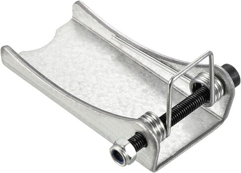 طقم مزلاج أمان بخطاف M METERXITY - استبدال وصلة ربط جهاز الاستقبال بخطاف الانزلاق Clevis ينطبق على مقطورة / رافعة خطاف السحب (طول 3 بوصات، فضي) in Kuwait