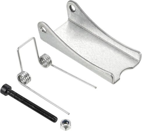 طقم مزلاج أمان بخطاف M METERXITY - استبدال وصلة ربط جهاز الاستقبال بخطاف الانزلاق Clevis ينطبق على مقطورة / رافعة خطاف السحب (طول 3 بوصات، فضي) in Kuwait