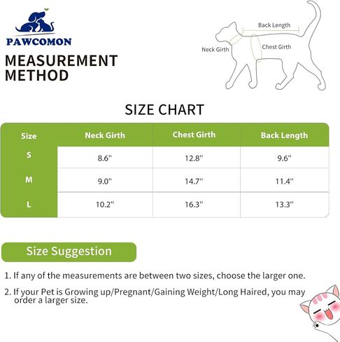 2 Packs Cat Surgery Recovery Suit Surgical Clothes Abdominal Wounds Anti-Licking Cat Bodysuit Onesie Substitute E-Collar& Cone in Saudi Arabia