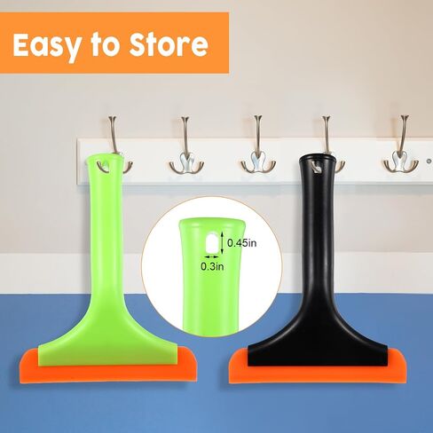 Uiifan 6 Pack Mini Silicone Squeegee for Car Window Squeegee for Shower Glass Door Car Windshield Squeegee for Window Mirror with Non Slip Handle in Saudi Arabia