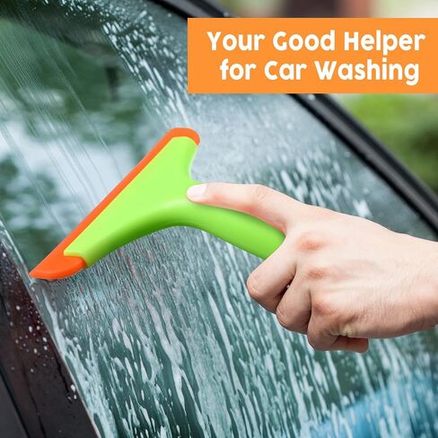 Uiifan 6 Pack Mini Silicone Squeegee for Car Window Squeegee for Shower Glass Door Car Windshield Squeegee for Window Mirror with Non Slip Handle in Saudi Arabia