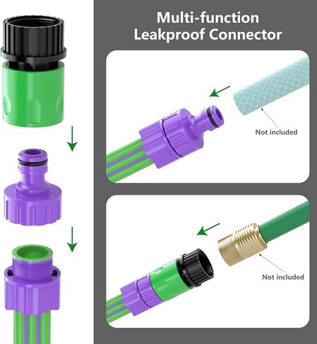 Jasonwell Trampoline Sprinkler Kids Outdside: إكسسوارات الترامبولين Waterpark Tropical Party Summer Outdoor Fun Water Games Toys Sprinklers Backyard Water Park نشاط لعبة للأطفال الأولاد البنات (39FT) in Kuwait