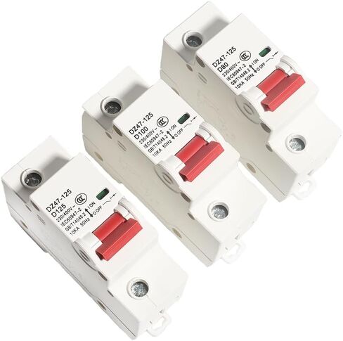 XINTAIHELE قطاع دارة مصغر 1 القطب 100Amp 230/400 فولت تيار مستمر مفتاح فصل الطاقة الشمسية مفتاح فصل البطارية DIN السكك الحديدية جبل حامي الدائرة in Kuwait