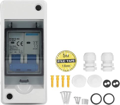 DC Disconnect Switch 1000V 50A Miniature Circuit Breaker with IP65 Waterproof Distribution Box for Solar PV System DC Disconnect Switch PV Disconnect Switch dc Circuit Breaker Outdoor Breaker Box in Saudi Arabia