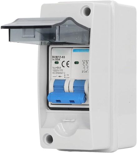DC Disconnect Switch 1000V 50A Miniature Circuit Breaker with IP65 Waterproof Distribution Box for Solar PV System DC Disconnect Switch PV Disconnect Switch dc Circuit Breaker Outdoor Breaker Box in Saudi Arabia