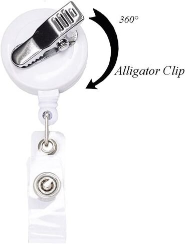 St Patrick's Day Badge Reel, Sparkle glitter Clover Badge Reel, Retractable Name Card Badge Holder Reel with Alligator Clip, 24 inches Thick Pull Cord in Saudi Arabia