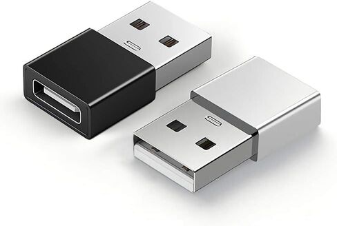 بطاقة صوت ستيريو خارجية بمحول صوت USB من ICEVEIN مع مقبس USB-C، ومحول USB C أنثى إلى USB ذكر [عبوة من قطعتين]، لأجهزة Windows وMac وLinux والهواتف وأجهزة الكمبيوتر الشخصية وأجهزة الكمبيوتر المحمولة وأجهزة الكمبيوتر المكتبية وPS5 (أسود وفضي) in Saudi Arabia