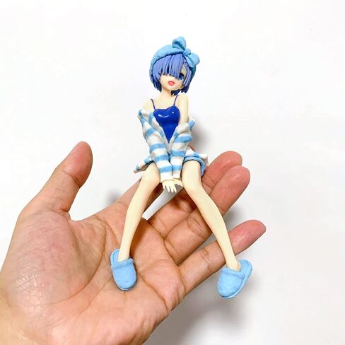 MHCYKJ Re Zero Figure Ram Cute Anime Girl Figures Room Wear Ver Kawaii Neko Statues PVC Toy Desk Decor Collection Birthday Gift for Kids in Saudi Arabia