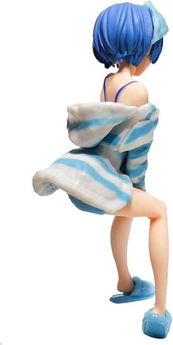 MHCYKJ Re Zero Figure Ram Cute Anime Girl Figures Room Wear Ver Kawaii Neko Statues PVC Toy Desk Decor Collection Birthday Gift for Kids in Saudi Arabia