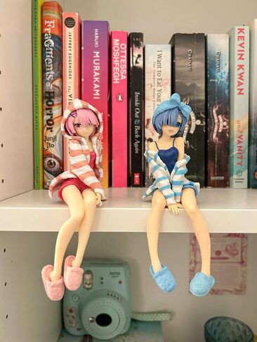 MHCYKJ Re Zero Figure Ram لطيف شخصيات أنيمي فتاة ملابس الغرفة Ver Kawaii Neko تماثيل PVC لعبة مكتب ديكور مجموعة هدية عيد ميلاد للأطفال in Saudi Arabia