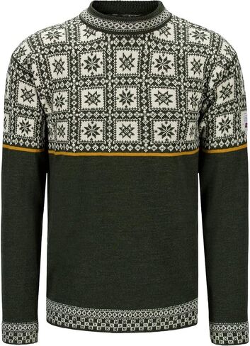 Dale of Norway Tyssoy Men’s Sweater - 100% Fine Norwegian Wool Sweaters for Men - Pullover Sweaters - Men’s Crew Neck Sweater in Saudi Arabia