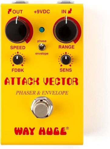 Way Huge WM92 Smalls Attack Vector Phaser ودواسة مغلف - حزمة مع كابل أداة وموالف و6 قطع من Dunlop in Saudi Arabia