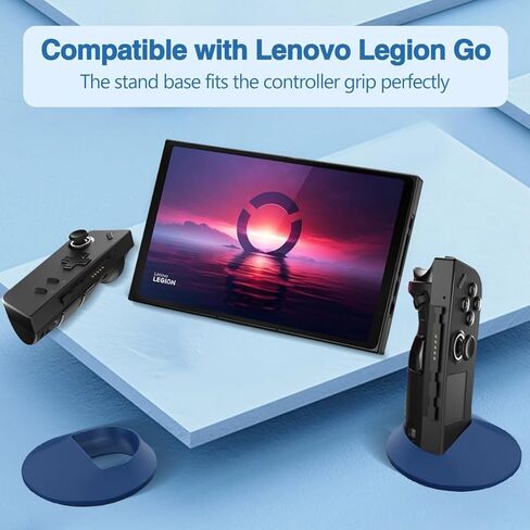 KPSIHRIO Legion Go واقي قاعدة مقابض وحدة التحكم متوافق مع Lenovo Legion Go المحمول، حافظة قاعدة حماية من السيليكون، ملحقات Legion Go فقط للوقوف الثابت (أزرق) in Kuwait