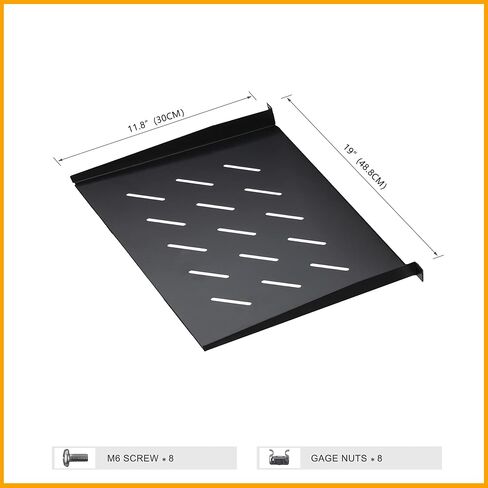 رف رف ريفيكو للخزائن Shelfing1U 14 بوصة صينية ناتئة للرفوف 35 سم 2 قطعة أسود in Kuwait