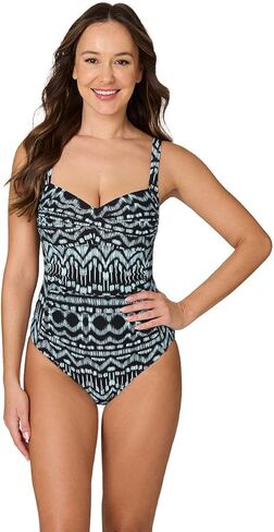 Nip Tuck Swim Esperance Black Joanne One Piece Swimsuit in Saudi Arabia