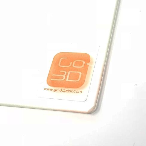GO-3D PRINT 300mm x 300mm Borosilicate Glass Plate/Bed w/Flat Polished Edge for 3D Printer in Saudi Arabia