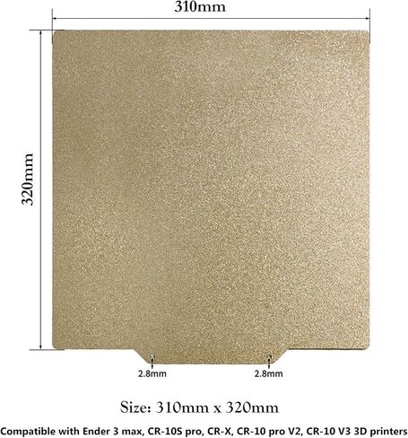 LANKEGU Double Side Texture PEI Build Plate for Neptune 3 Plus, 3D Printer Textured PEI Spring Steel Plate and Magnetic Base Print Bed for Elegoo Neptune 4 Plus 3D Printer 330x330mm in Saudi Arabia