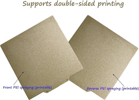 LANKEGU Double Side Texture PEI Build Plate for Neptune 3 Plus, 3D Printer Textured PEI Spring Steel Plate and Magnetic Base Print Bed for Elegoo Neptune 4 Plus 3D Printer 330x330mm in Saudi Arabia