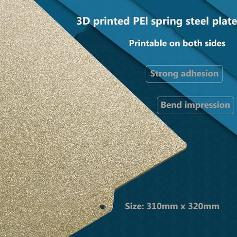 LANKEGU Double Side Texture PEI Build Plate for Neptune 3 Plus, 3D Printer Textured PEI Spring Steel Plate and Magnetic Base Print Bed for Elegoo Neptune 4 Plus 3D Printer 330x330mm in Saudi Arabia