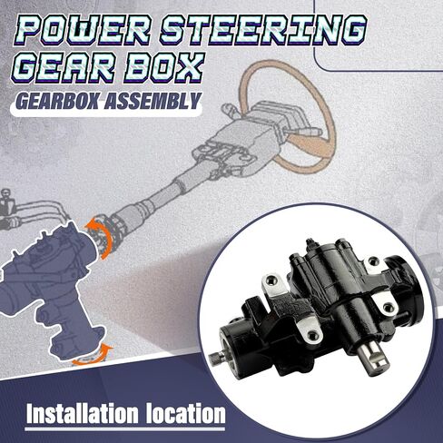 Fexhull 27-7524 Complete Power Steering Gear Box Gearbox Assembly Fit for Chevy Blazer 1987-1991, K5 Blazer 1980-1986，Pick-up Truck 1980-1987 | Fit for GMC Jimmy 1980-1991 OE# 7846959 in Saudi Arabia