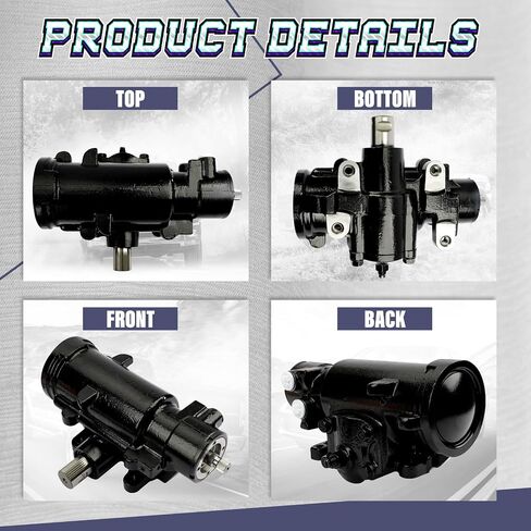Fexhull 27-7524 Complete Power Steering Gear Box Gearbox Assembly Fit for Chevy Blazer 1987-1991, K5 Blazer 1980-1986，Pick-up Truck 1980-1987 | Fit for GMC Jimmy 1980-1991 OE# 7846959 in Saudi Arabia