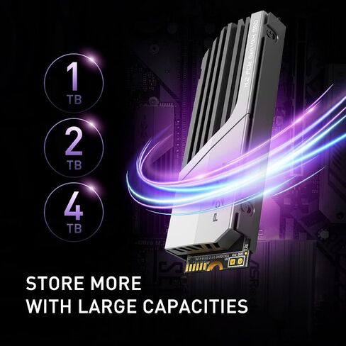 Silicon Power 4TB US75 Nvme PCIe Gen4x4 M.2 2280 SSD R/W Up to 7,000/6,500 MB/s (SP04KGBP44US7505) Compatible with Playstation 5 in Saudi Arabia