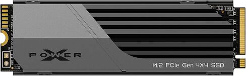 Silicon Power 4TB US75 Nvme PCIe Gen4x4 M.2 2280 SSD R/W Up to 7,000/6,500 MB/s (SP04KGBP44US7505) Compatible with Playstation 5 in Saudi Arabia