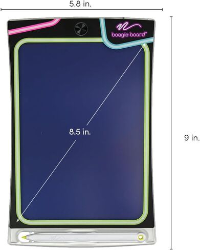 Boogie Board New Magic Sketch Reusable Kids’ Creativity Kit with Carry Case, Colorburst Drawing Pad, Stylus and Texture Tools, Double-Sided Templates for Drawing, Writing, and Tracing, Ages 4+ in Kuwait