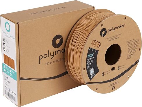 Polymaker LW PLA Filament 1.75mm Gray, Pre-Foamed PLA 800g Lightweight 3D Filament - PolyLite 3D Printer LW-PLA for Printing RC Plane, 190-210 °C Printing Temp. | High Rigidity | Easy to Paint in Saudi Arabia