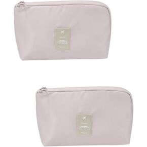 DOITOOL 3pcs Portable Usb Cable Storage Bag Large Capacity Organizer Pouch for Earphones Chargers Travel Case Beige in Kuwait