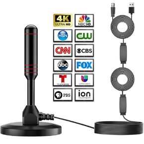 22 inch TV with DVD Player Combo's Antenna, Antenna for Smart TV for Local Channels, Easy Installation, Long Range Reception in Saudi Arabia