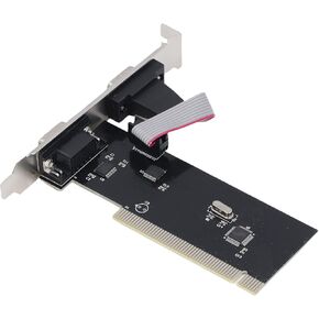 بطاقة توسيع تسلسلية Jectse PCIe، 2 منفذ PCI Express 1.0 × 1 إلى وحدة تحكم محول محول DB9 COM RS232 الصناعية لسطح المكتب، تتصل بسهولة بأنظمة نقاط البيع والماسحات الضوئية والطابعات in Kuwait