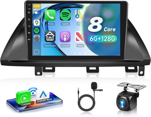 8 CORE 6G+128G راديو السيارة ستيريو لهوندا أوديسي 2005-2010 مع CarPlay اللاسلكي/Android Auto، 10.1 بوصة 1280 * 720P IPS شاشة تعمل باللمس Android 13 GPS WiFi Bluetooth 32-Band DSP HD كاميرا احتياطية in Saudi Arabia