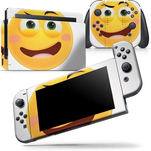Design Skinz - Compatible with Nintendo DSi XL - Skin Decal Protective Scratch-Resistant Removable Vinyl Wrap Cover - Smiley Weird Friendly Emoticons in Saudi Arabia