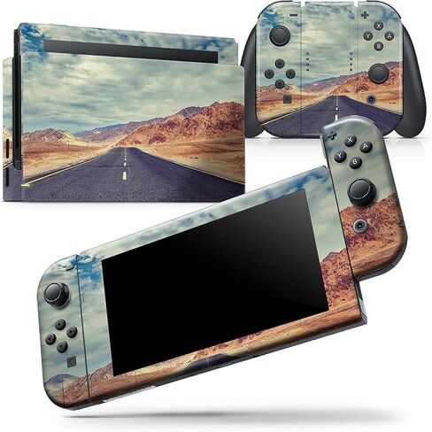 Design Skinz - متوافق مع Nintendo DSi XL - غطاء حماية من الفينيل قابل للإزالة ومقاوم للخدش - طريق الصحراء in Saudi Arabia